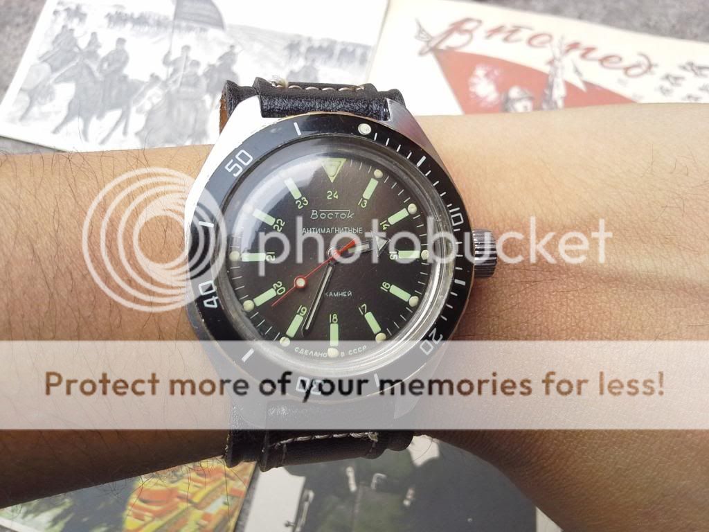 Vostok Offizirskie 3AKA3 in Neptune case + Bonus (Amphibian octogonal ...