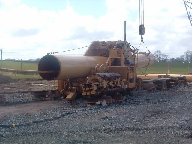 LNG pipeline crossing West Wales - The Classic Machinery Network