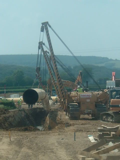 LNG pipeline crossing West Wales - The Classic Machinery Network