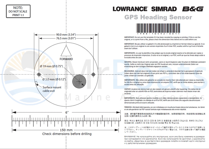 LOWRANCE - POINT-1 - Precision Position Receiver Antenna w/ Compass GPS