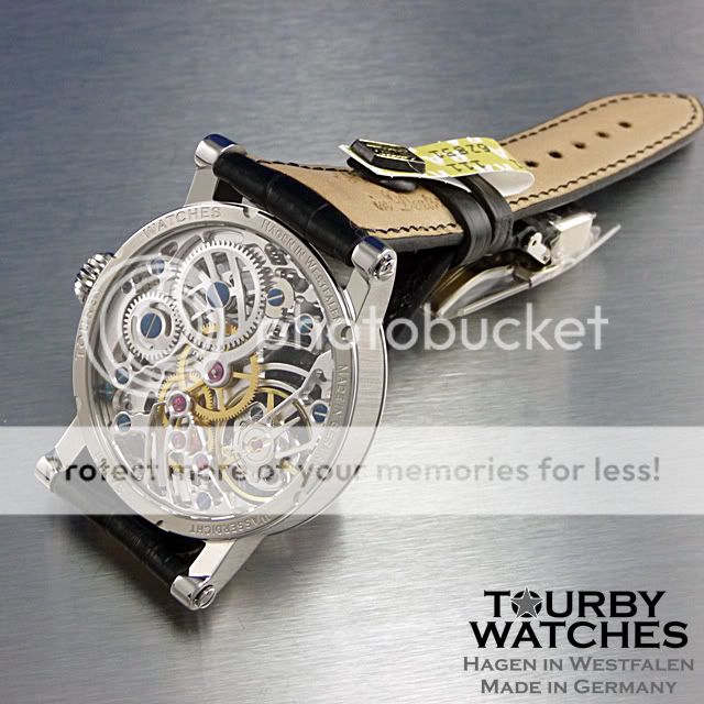 Tourby Art Deco Skeleton   genuine ETA Unitas 6498  1  